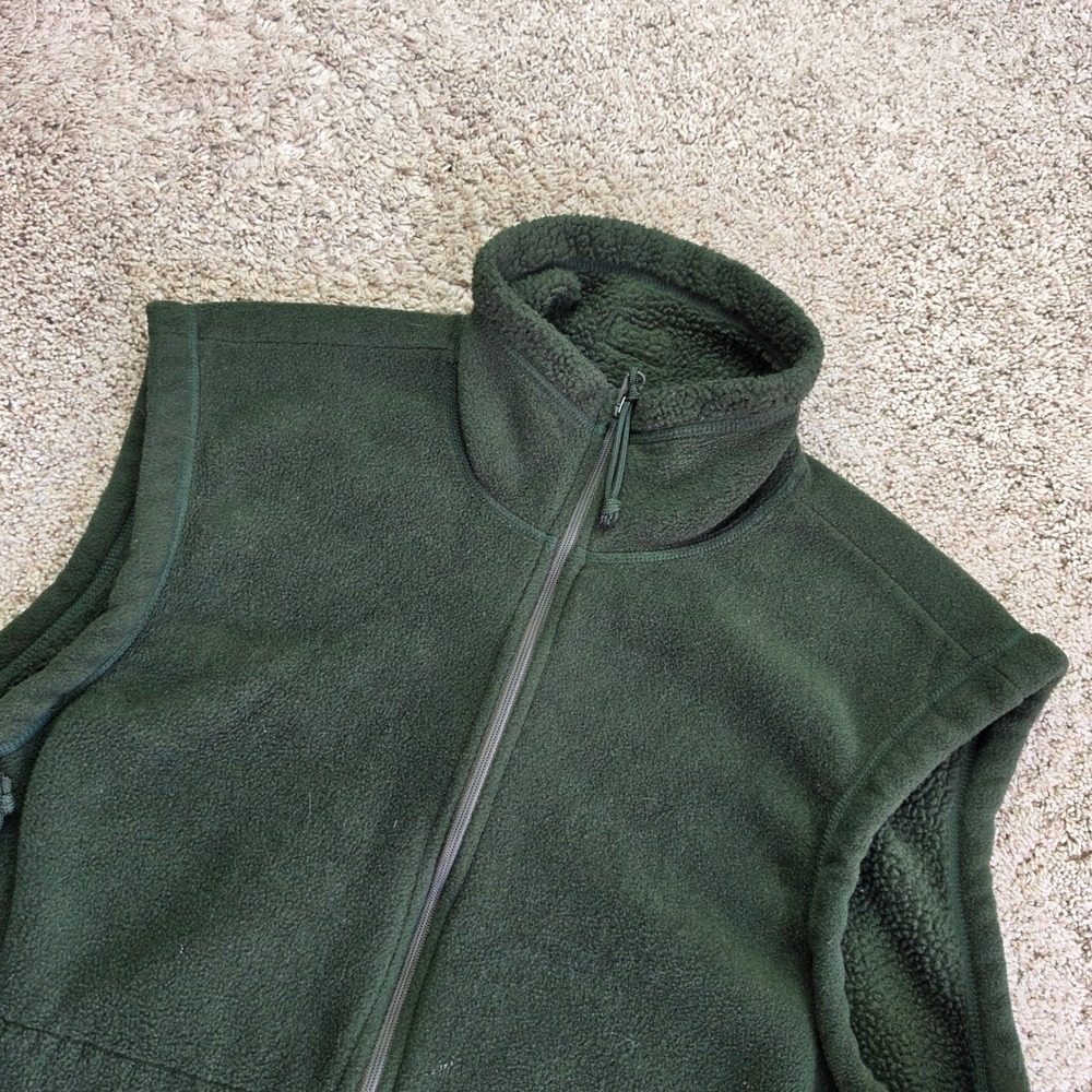 VINTAGE REI Polartec Fleece Vest Mens M Green Outdoor Casual Lightweight Hiking‎